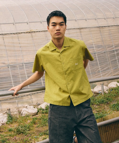 HUF(ハフ)の「HUF GARDEN CENTER PIGMENT DYED CAMP SHIRT(シャツ/ブラウス・メンズ・オレンジ/モスグリーン/ブラック・M/L/S/XL)」の4枚目の写真
