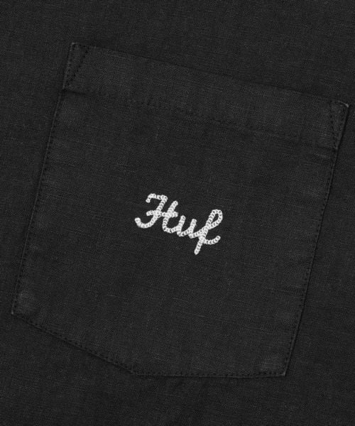 HUF(ハフ)の「HUF GARDEN CENTER PIGMENT DYED CAMP SHIRT(シャツ/ブラウス・メンズ・オレンジ/モスグリーン/ブラック・M/L/S/XL)」の19枚目の写真