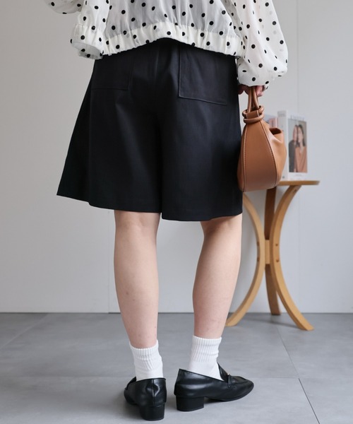 アニュアンス☆リネンバミューダショートパンツ☆Sサイズ アニュアンス anuans リネンバミューダパンツ （BEIGE