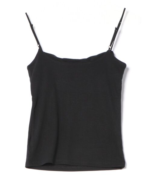 Doux archives（ドゥアルシーヴ）の「カップ付きキャミソール（キャミソール・レディース・キャメル/ブラック/オフホワイト・FREE）」の15枚目の写真