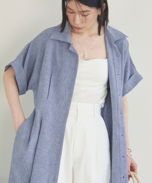 Doux archives（ドゥアルシーヴ）の「カップ付きキャミソール（キャミソール・レディース・キャメル/ブラック/オフホワイト・FREE）」の4枚目の写真