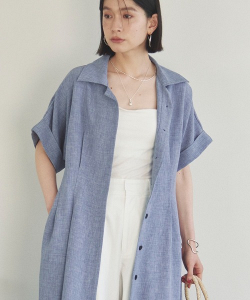 Doux archives（ドゥアルシーヴ）の「カップ付きキャミソール（キャミソール・レディース・キャメル/ブラック/オフホワイト・FREE）」の5枚目の写真