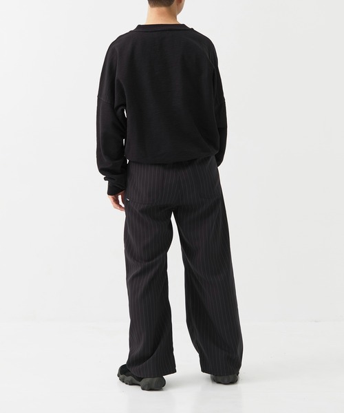 BLACK STRAIGHT SLACKS 2426P スラックス パンツ BLACK STRAIGHT SLACKS 2426P スラックス パンツ-人気アイテムも