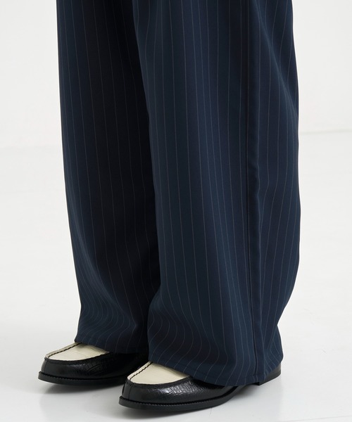 別注 WIDE ONE TUCK STRAIGHT SLACKS（スラックス）｜Jieda