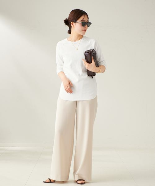 tシャツ premium フライス7bu Tシャツ レディース plage tシャツ premium フライス7bu Tシャツ レディース