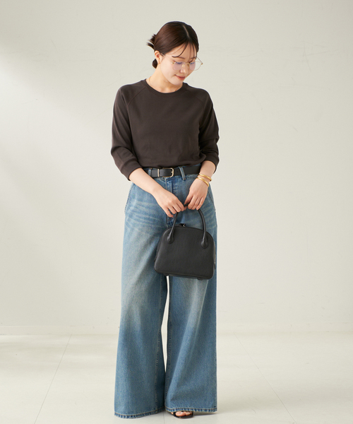 plage（プラージュ）の「premium フライス7bu Tシャツ（Tシャツ/カットソー・レディース・ブルー/ブラウン/ホワイト・FREE）」の20枚目の写真