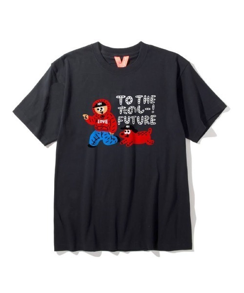 Deuxieme Classe Future クルーネックTシャツ　ブラック 追加*Future クルーネックTシャツ（ニット/セーター）｜Deuxieme