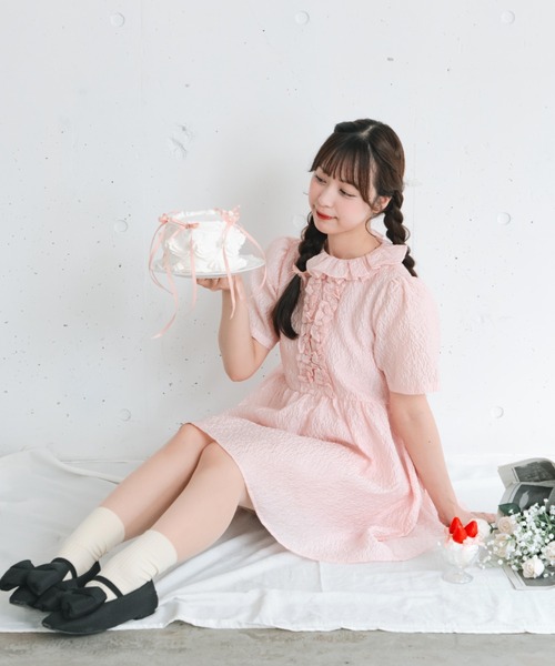 mayuka】 - ホイップミニワンピース - made in INTER FACTORY