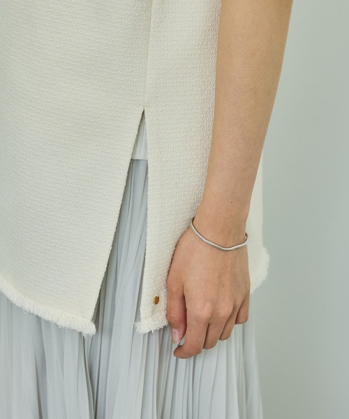 ROPE'(ロペ)の「【洗える】【WEB・一部店舗限定】サマーツイードオーバージレ(ベスト・レディース・ブラック系その他/ホワイト系その他5・FREE)」の20枚目の写真