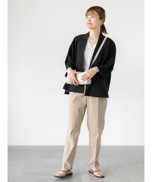 Lugnoncure（ルノンキュール）の「テープヤーンニットベスト《2025summer catalog item》（ニット/セーター・レディース・オフホワイト/ネイビー/オレンジ・F）」の10枚目の写真