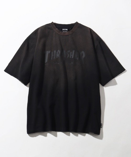 THRASHER（スラッシャー）の「【THRASHER/スラッシャー】オーバーサイズ ヴィンテージライク ダメージ加工 半袖フェイドTシャツ（Tシャツ/カットソー・メンズ・ピンク/ブラウン/ブラック/ネイビー・M/XL/L）」の13枚目の写真