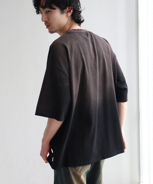 THRASHER（スラッシャー）の「【THRASHER/スラッシャー】オーバーサイズ ヴィンテージライク ダメージ加工 半袖フェイドTシャツ（Tシャツ/カットソー・メンズ・ピンク/ブラウン/ブラック/ネイビー・M/XL/L）」の22枚目の写真