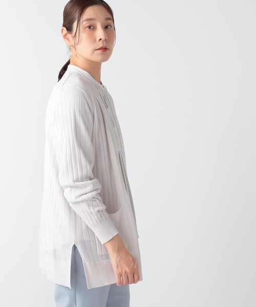 GALLORIA(ギャローリア)の「洗える 針抜きトッパーカーディガン(カーディガン/ボレロ・レディース・ブラック/ライトブルー/ライトグレー・LL/S/M/L)」の9枚目の写真