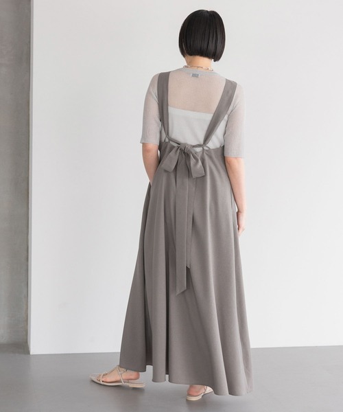 セール】バックリボンワンピース（ジャンパースカート）｜A part