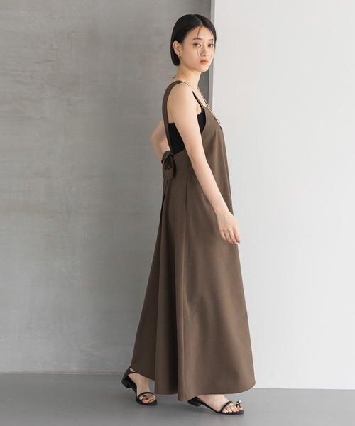 セール】バックリボンワンピース（ジャンパースカート）｜A part