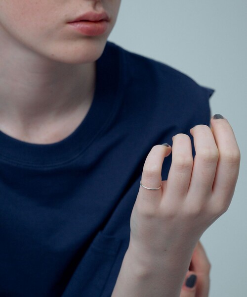 and cloud（アンドクラウド）の「Ink Skinny Ring（リング・レディース・ブラック/シルバー/ブルー・#1/#7/#5/#03/#15/#13/#11/#9）」の10枚目の写真