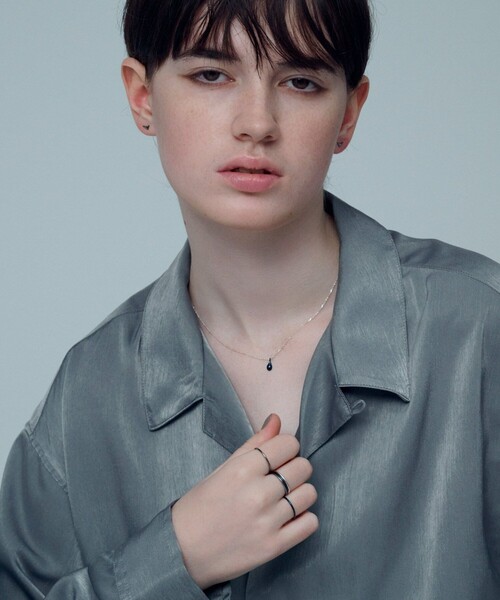 and cloud（アンドクラウド）の「Ink Skinny Ring（リング・レディース・ブラック/シルバー/ブルー・#1/#7/#5/#03/#15/#13/#11/#9）」の14枚目の写真