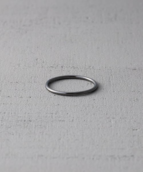 and cloud（アンドクラウド）の「Ink Skinny Ring（リング・レディース・ブラック/シルバー/ブルー・#1/#7/#5/#03/#15/#13/#11/#9）」の2枚目の写真