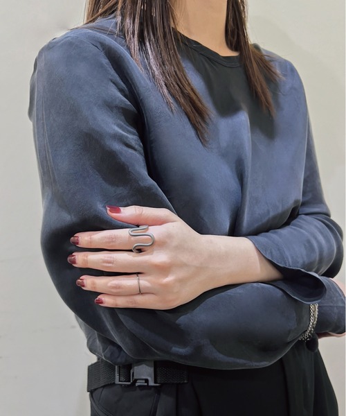 and cloud（アンドクラウド）の「Ink Skinny Ring（リング・レディース・ブラック/シルバー/ブルー・#1/#7/#5/#03/#15/#13/#11/#9）」の18枚目の写真