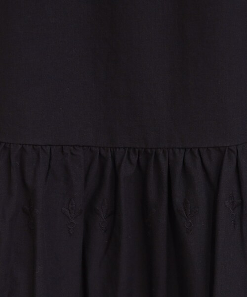 SHOO・LA・RUE(シューラルー)の「スカラップレースが華やか コットンティアードスカート(スカート・レディース・ホワイト/ブルー系その他/ブラック・00)」の6枚目の写真