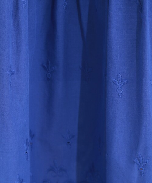 SHOO・LA・RUE(シューラルー)の「スカラップレースが華やか コットンティアードスカート(スカート・レディース・ホワイト/ブルー系その他/ブラック・00)」の14枚目の写真