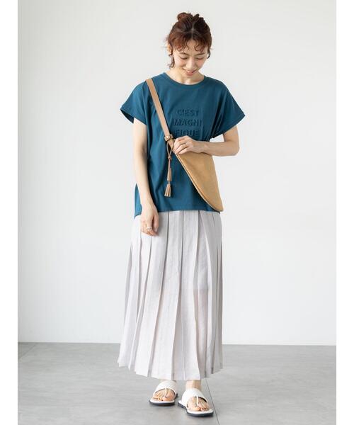 Lugnoncure(ルノンキュール)の「シアータックプリーツスカート《2025summer catalog item》(スカート・レディース・ブラウン/オフホワイト/グレー・F)」の17枚目の写真