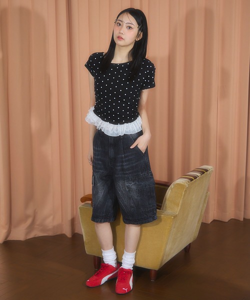 3.3 Field Trip （3.3フィールドトリップ）の「3.3 Field Trip／裾レースアソートTシャツ（Tシャツ/カットソー・レディース・その他4/その他2/その他1/その他3・FREE）」の11枚目の写真