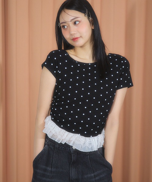 3.3 Field Trip （3.3フィールドトリップ）の「3.3 Field Trip／裾レースアソートTシャツ（Tシャツ/カットソー・レディース・その他4/その他2/その他1/その他3・FREE）」の12枚目の写真