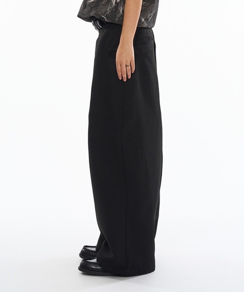 ASSORT CROSS TUCK BAGGY PANTS / アソートクロスタックバギー
