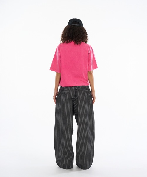 ASSORT CROSS TUCK BAGGY PANTS / アソートクロスタックバギー