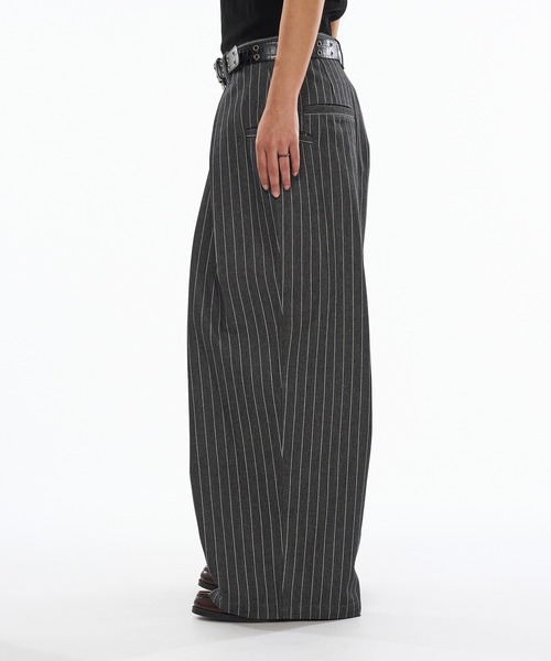 新色追加】ASSORT CROSS TUCK BAGGY PANTS / アソートクロス