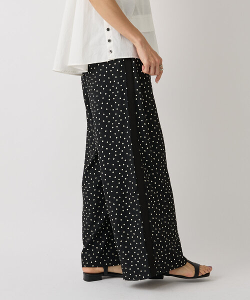 BEARDSLEY フレアパンツ BEARDSLEY｜《15 quinze》レーヨンバイヤスフレアパンツ