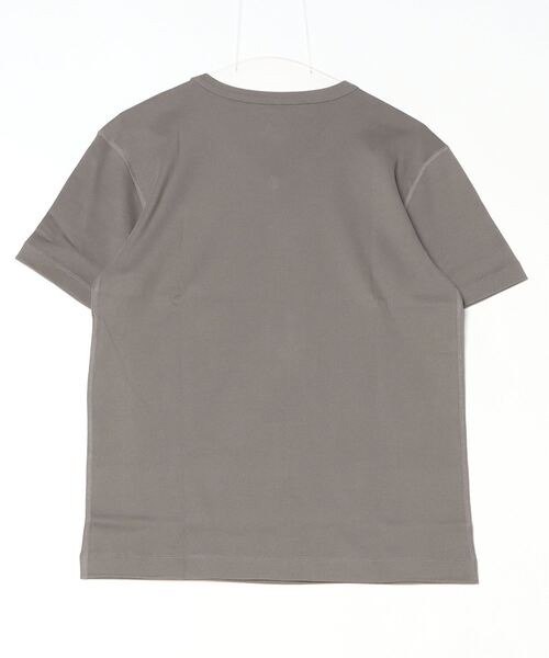 three dots(スリードッツ)の「オーガニックコットンニット Keith(Tシャツ/カットソー・メンズ・ベージュ系その他/ダークオリーブ・MEDIUM/LARGE/X-LARGE/SMALL)」の3枚目の写真
