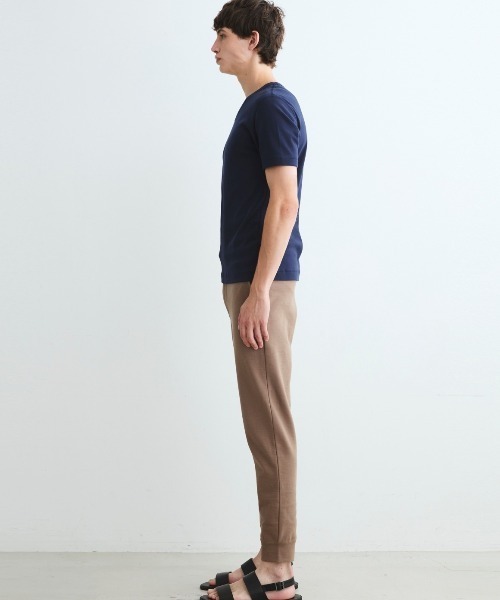 three dots(スリードッツ)の「オーガニックコットンニット Keith(Tシャツ/カットソー・メンズ・ベージュ系その他/ダークオリーブ・MEDIUM/LARGE/X-LARGE/SMALL)」の7枚目の写真