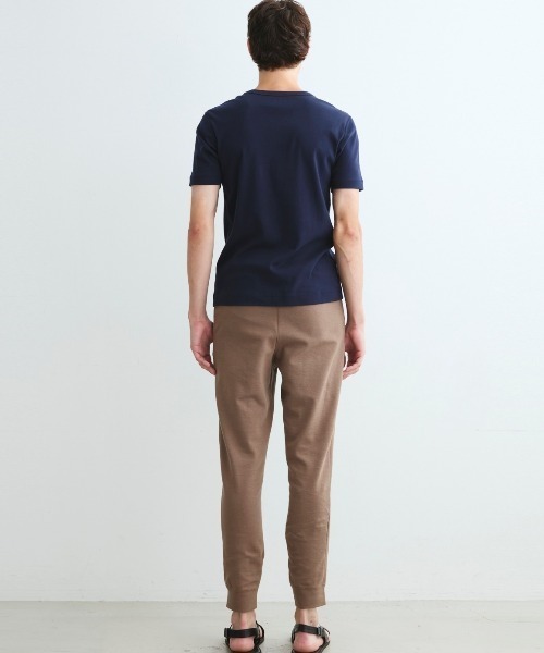 three dots(スリードッツ)の「オーガニックコットンニット Keith(Tシャツ/カットソー・メンズ・ベージュ系その他/ダークオリーブ・MEDIUM/LARGE/X-LARGE/SMALL)」の8枚目の写真