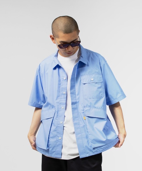 UNION（UNION TOKYO）（ユニオン）の「UNION LANGFORD SHIRTS ユニオン シャツ 日本限定（シャツ/ブラウス・メンズ・サックスブルー/ネイビー・MEDIUM/LARGE/X-LARGE/SMALL）」の4枚目の写真