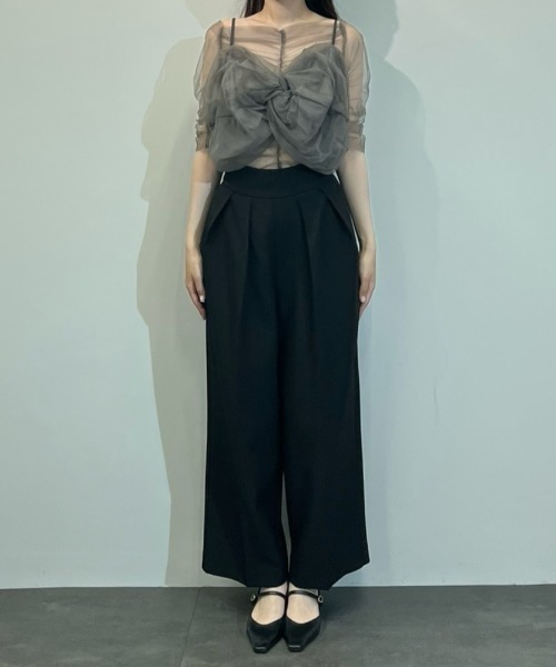 twisted bustier layered tops / ツイステッドビスチェ