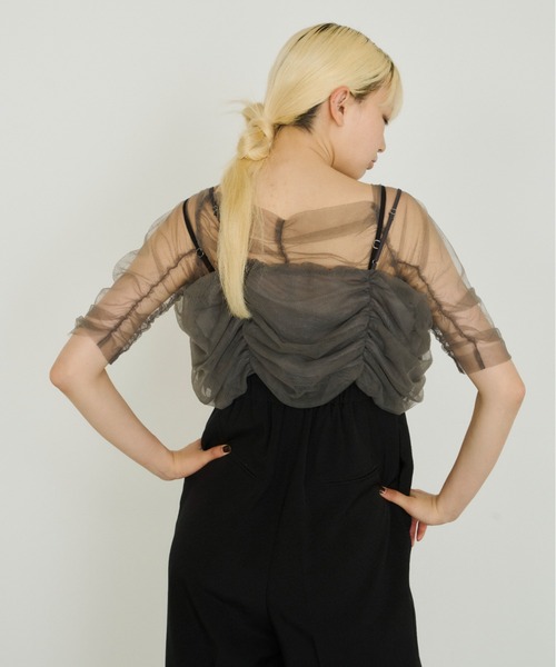 ANDRESD（アンドレスド）の「twisted bustier layered tops