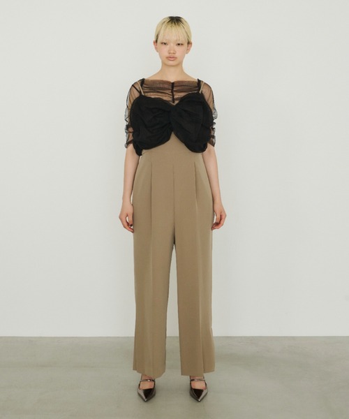 ANDRESDツイステッドビスチェレイヤードトップス twisted bustier layered tops / ツイステッドビスチェ
