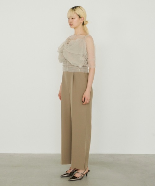 トップス ANDRESD corset style sheer tops | ANDRESD