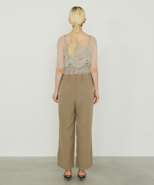 twisted bustier layered tops / ツイステッドビスチェ