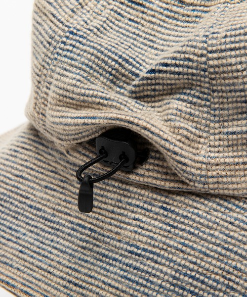meanswhile（ミーンズワイル）の「Hombre Sashiko Stitch Adjustable Hat（ハット・メンズ・ベージュ系・FREE）」の5枚目の写真