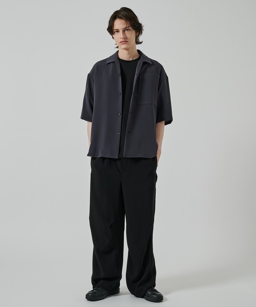 STUDIOUS（ステュディオス）の「【STUDIOUS】ESSENTIAL RELAX PANTS（その他パンツ・メンズ・ダークグレー/ブラック・1/2）」の3枚目の写真