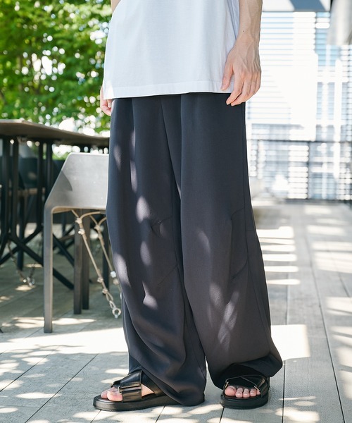 STUDIOUS（ステュディオス）の「【STUDIOUS】ESSENTIAL RELAX PANTS（その他パンツ・メンズ・ダークグレー/ブラック・1/2）」の6枚目の写真