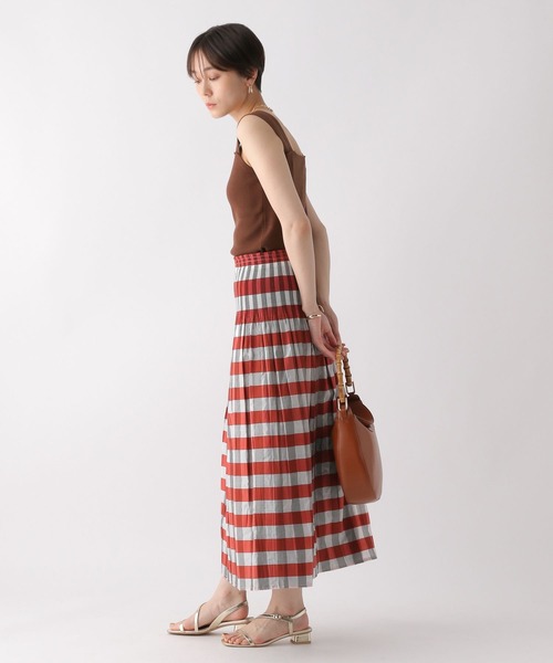 Elura（エルーラ）の「総針スクエアニット/495595（ニット/セーター・レディース・ブラック/ブラウン/ホワイト・FREE）」の8枚目の写真