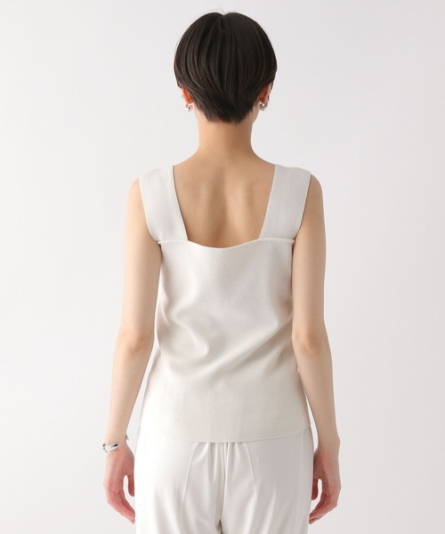 Elura（エルーラ）の「総針スクエアニット/495595（ニット/セーター・レディース・ブラック/ブラウン/ホワイト・FREE）」の12枚目の写真