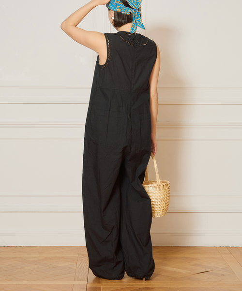 追加》IENA LA BOUCLE カットワークレースオールインワン2