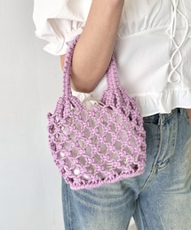 LOVALOT（ラバロット）の「巾着付きミニかごバッグ（かごバッグ）」