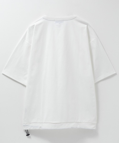 GERRY（ジェリー）の「【GERRY/ジェリー】ドローコードポケットＴシャツ UVカット ステッカー付き！（Tシャツ/カットソー・メンズ・ホワイト/ネイビー/ブラック/カーキ・M/L/XL）」の6枚目の写真