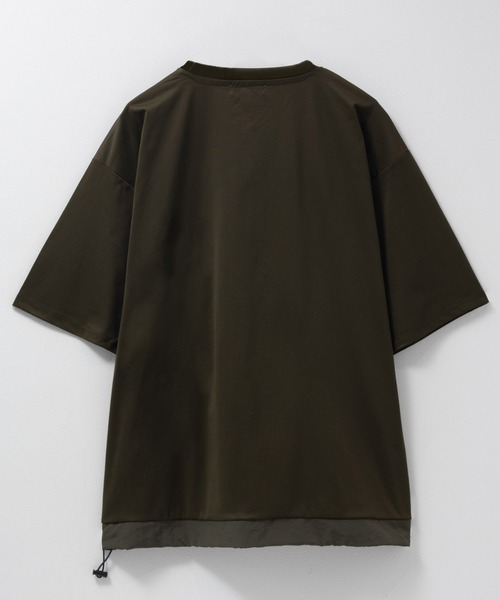 GERRY（ジェリー）の「【GERRY/ジェリー】ドローコードポケットＴシャツ UVカット ステッカー付き！（Tシャツ/カットソー・メンズ・ホワイト/ネイビー/ブラック/カーキ・M/L/XL）」の10枚目の写真